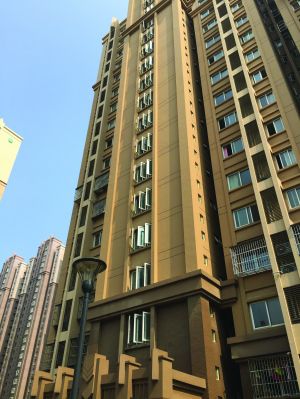 居民樓樓梯間的窗戶都開著,也沒有安裝防盜網