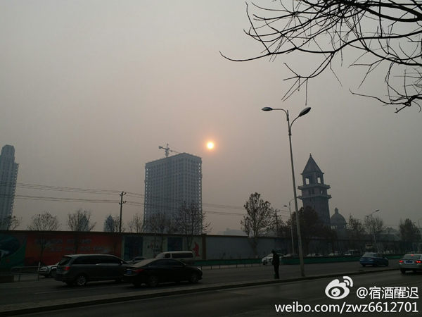 華北黃淮霧霾加重 能見度低將阻春運